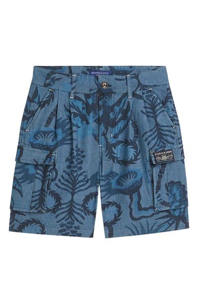 Scotch & Soda Scotch & Soda Kids' Chambray Cargo Shorts