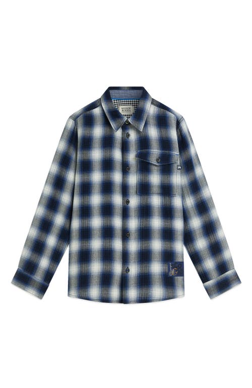 Scotch & Soda Scotch & Soda Kids' Double Faced Check Shirt