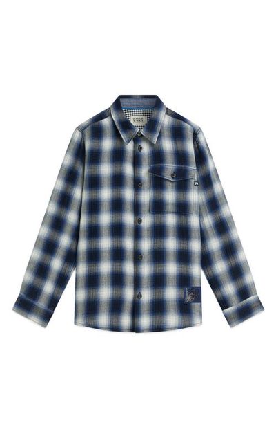 Scotch & Soda Scotch & Soda Kids' Double Faced Check Shirt