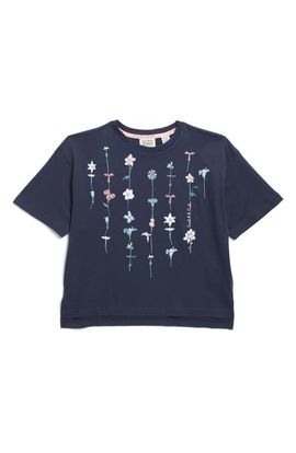 Scotch & Soda Scotch & Soda Kids' Floral Cotton Jersey Graphic T-Shirt