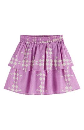Scotch & Soda Scotch & Soda Kids' Geo Print Cotton & Modal Skirt