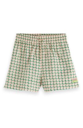 Scotch & Soda Scotch & Soda Kids' Geo Print Drawstring Shorts