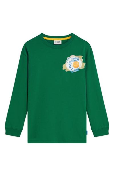 Scotch & Soda Scotch & Soda Kids' Graphic Relaxed Fit Long Sleeve T-Shirt