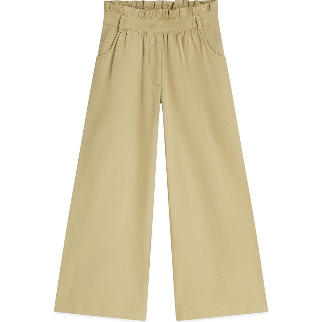 Scotch & Soda Scotch & Soda Kids' High Waist Wide Leg Cotton Pants