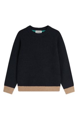 Scotch & Soda Scotch & Soda Kids' Regular Fit Colorblock Soft Knit Sweater