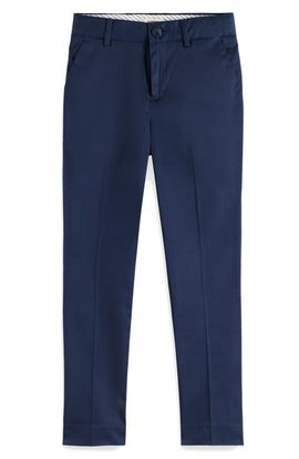 Scotch & Soda Scotch & Soda Kids' Straight Leg Cotton Twill Chinos
