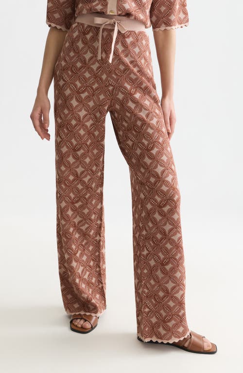 Scotch & Soda Scotch & Soda Medallion Jacquard Drawstring Pants