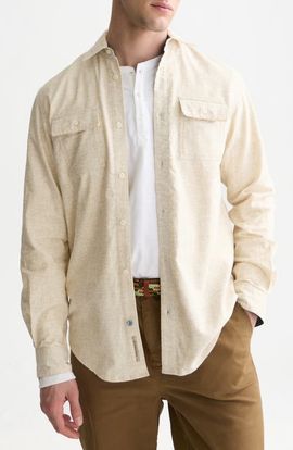 Scotch & Soda Scotch & Soda Melange Regular Fit Shirt