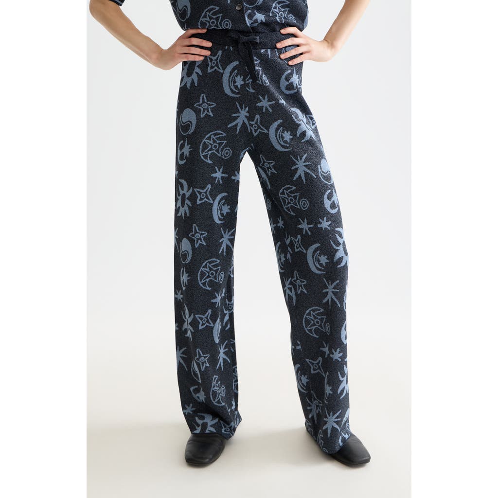 Scotch & Soda Scotch & Soda Metallic Jacquard Pants
