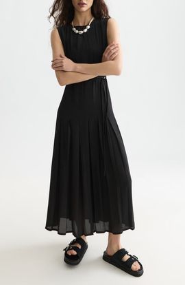 Scotch & Soda Scotch & Soda Pleated Maxi Dress