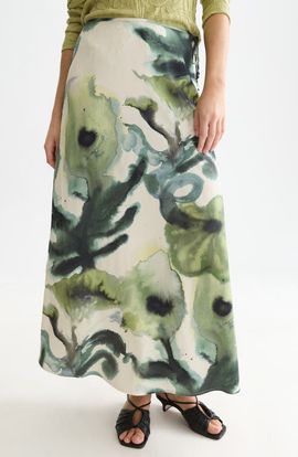 Scotch & Soda Scotch & Soda Print Ankle Length Skirt