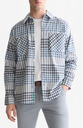 Scotch & Soda Scotch & Soda Relaxed Fit Checked Flannel Shirt