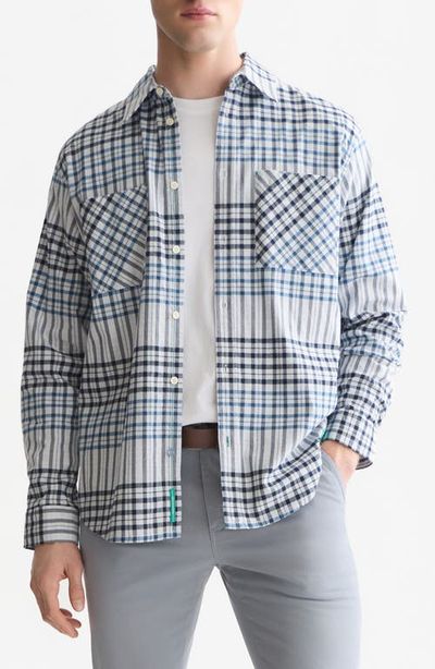 Scotch & Soda Scotch & Soda Relaxed Fit Checked Flannel Shirt