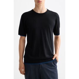 Scotch & Soda Scotch & Soda Relaxed Fit Short Sleeve Crewnneck Sweater