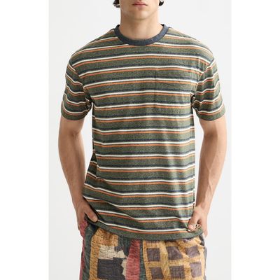 Scotch & Soda Scotch & Soda Relaxed Fit Stripe Pocket T-Shirt