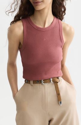 Scotch & Soda Scotch & Soda Stretch Cotton Rib Tank