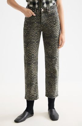 Scotch & Soda Scotch & Soda The Sky Print Ankle Straight Leg Jeans