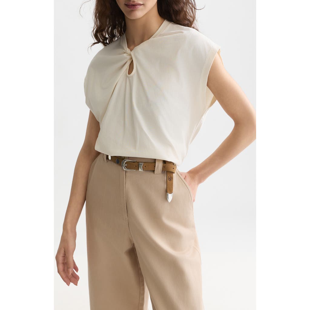 Scotch & Soda Scotch & Soda Twisted Neckline Top
