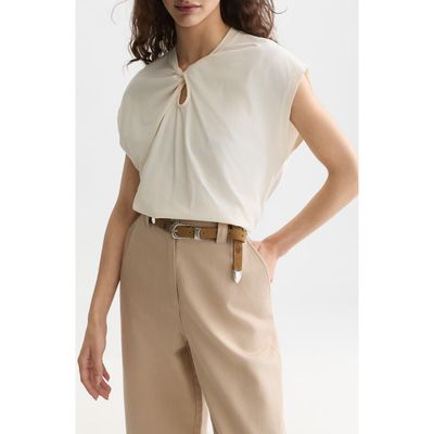 Scotch & Soda Scotch & Soda Twisted Neckline Top