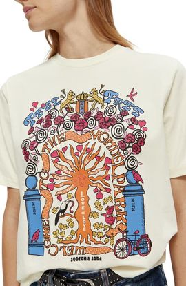 Scotch & Soda Scotch & Soda Vondelpark Relaxed Fit Graphic Tee