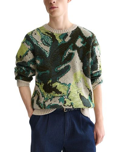 Scotch & Soda Scotch & Soda Watercolor Plant Sweater