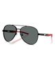 Scuderia Ferrari Scuderia Ferrari 60mm Polarized Pilot Sunglasses - 2