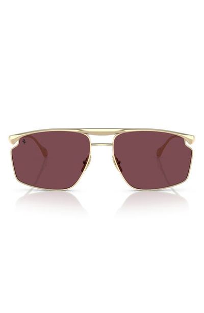 Scuderia Ferrari Scuderia Ferrari 61mm Irregular Sunglasses