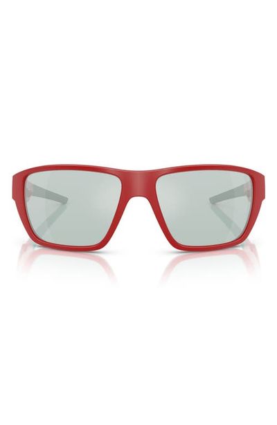 Scuderia Ferrari Scuderia Ferrari 61mm Rectangular Sunglasses
