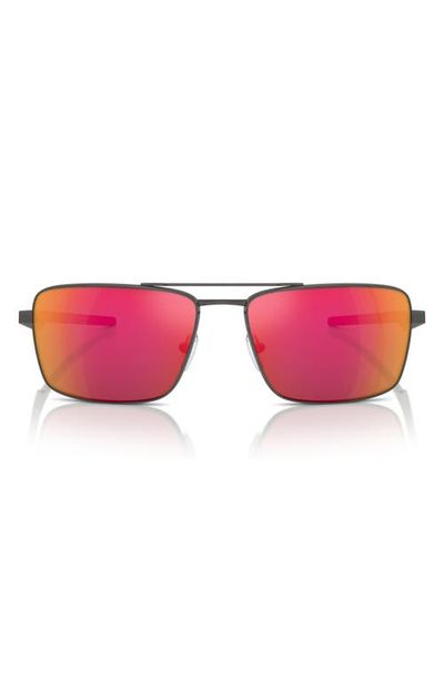 Scuderia Ferrari x Scuderia Ferrari 60mm Rectangular Sunglasses