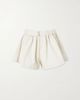 SEA Angelina belted pleated woven shorts - 1