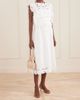 SEA Eleannora lace-trimmed cotton-voile midi dress - 2