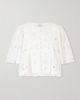 SEA Gardener broderie anglaise cotton and linen-blend blouse - 1