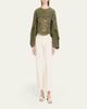 Sea Gardener Embroidered Blouse - 2