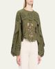 Sea Gardener Embroidered Blouse - 4