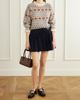 SEA Garrett pleated stretch-cotton corduroy mini skirt - 2
