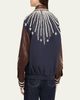 Sea Georgie Embellished Mixed-Media Bomber Jacket - 3