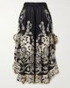 SEA Gracelyn ruffled lace-trimmed cotton wide-leg pants - 1