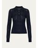 Sea Jane Argyle Polo Sweater - 1