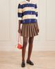 SEA Juliet embroidered striped cotton-jersey T-shirt - 2