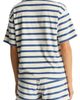 Sea Level Sea Level Ahoy Stripe Cotton Blend French Terry Cover-Up Polo Shirt - 2