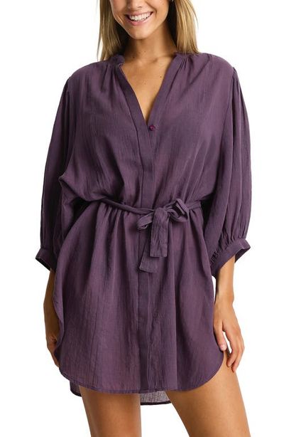 Sea Level Sea Level Boho Cover-Up Shirt