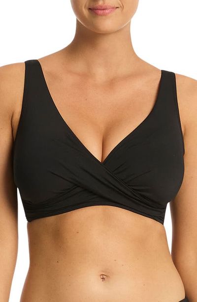Sea Level Sea Level Cross Front Bra Swim Top