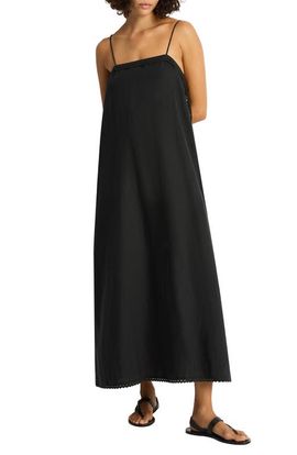 Sea Level Sea Level Lace Detail Midi Cover-Up Dress