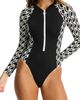 Sea Level Sea Level Long Sleeve One-Piece Rashguard Swimsuit - 1