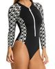 Sea Level Sea Level Long Sleeve One-Piece Rashguard Swimsuit - 3