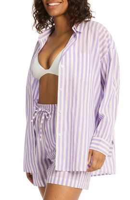 Sea Level Sea Level Sails Beach Stripe Cover-Up Tunic