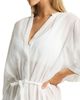 Sea Level Sea Level Salt Boho Semisheer Cotton Cover-Up Shirtdress - 4