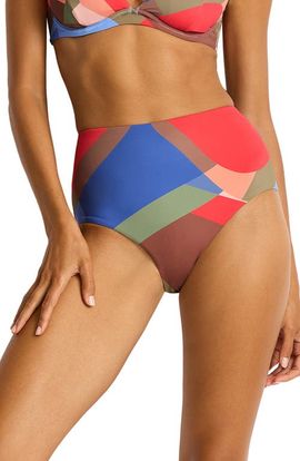 Sea Level Sea Level Santora High Waist Bikini Bottoms