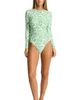Sea Level Sea Level Seamed Long Sleeve UPF 50+ One-Piece Rashguard Swimsuit - 5