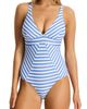Sea Level Sea Level Striped Scoop Back One-Piece Swimsuit - 1
